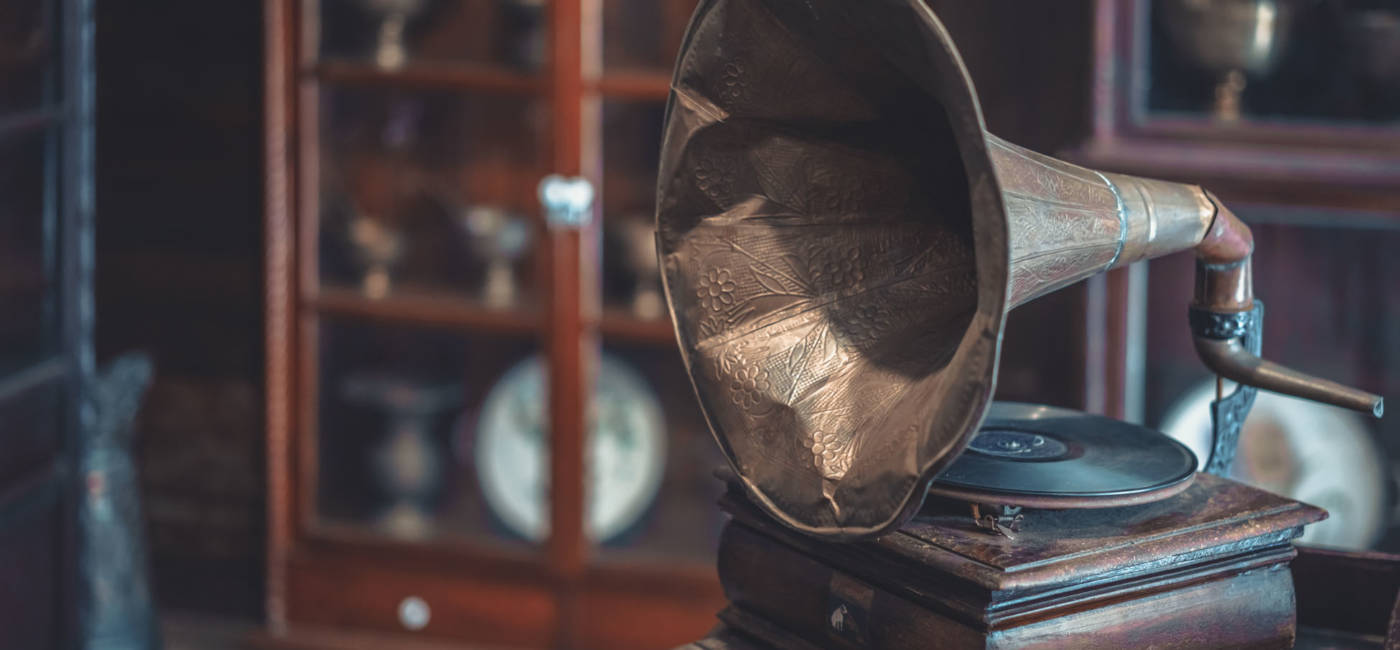 Old Music Player Gramophone