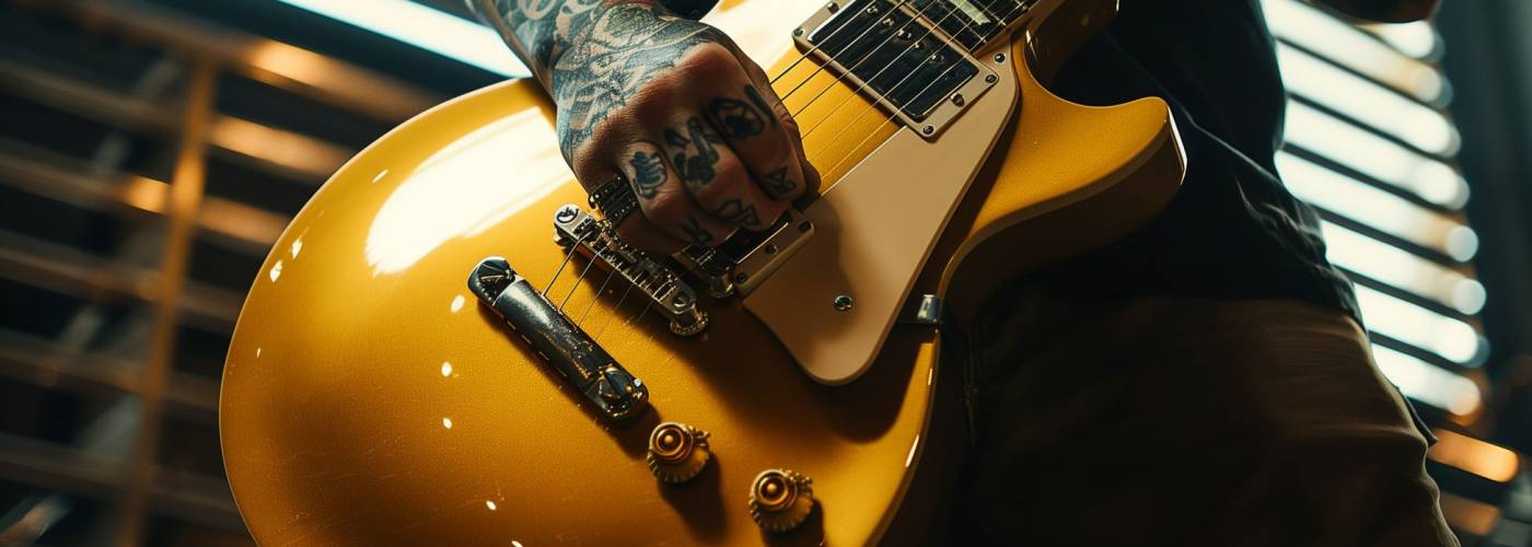 Tattooed Guitar Player